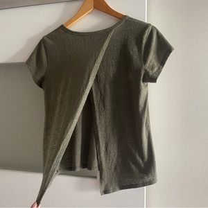 A&F open back T shirt